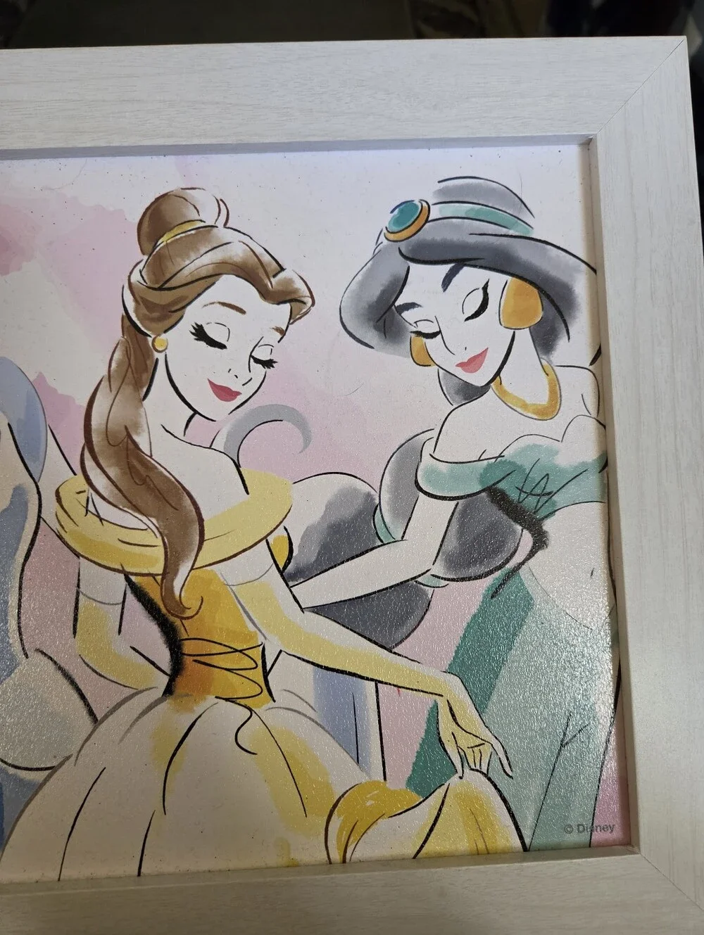 Disney Princess Watercolor Wall Art